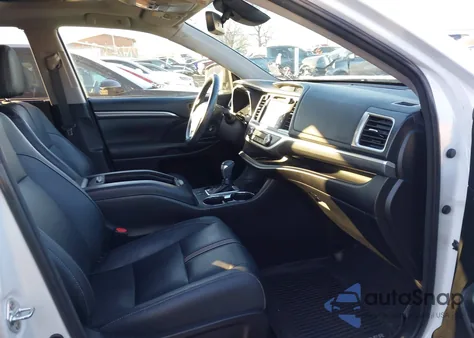 2018 Toyota Highlander Se from USA, damaged, VIN 5TDJZRFH3JS544583